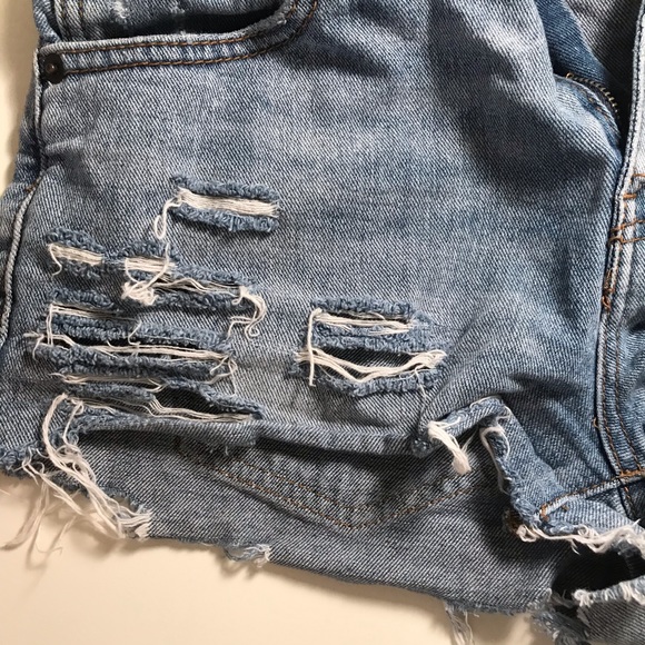 Free People Jean Shorts - Picture 4 of 5